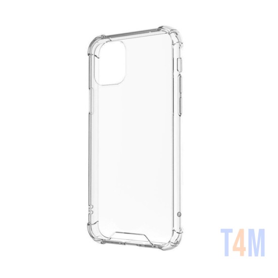 Capa de Silicone com Cantos Duras para Samsung Galaxy Note 10 lite Transparente
